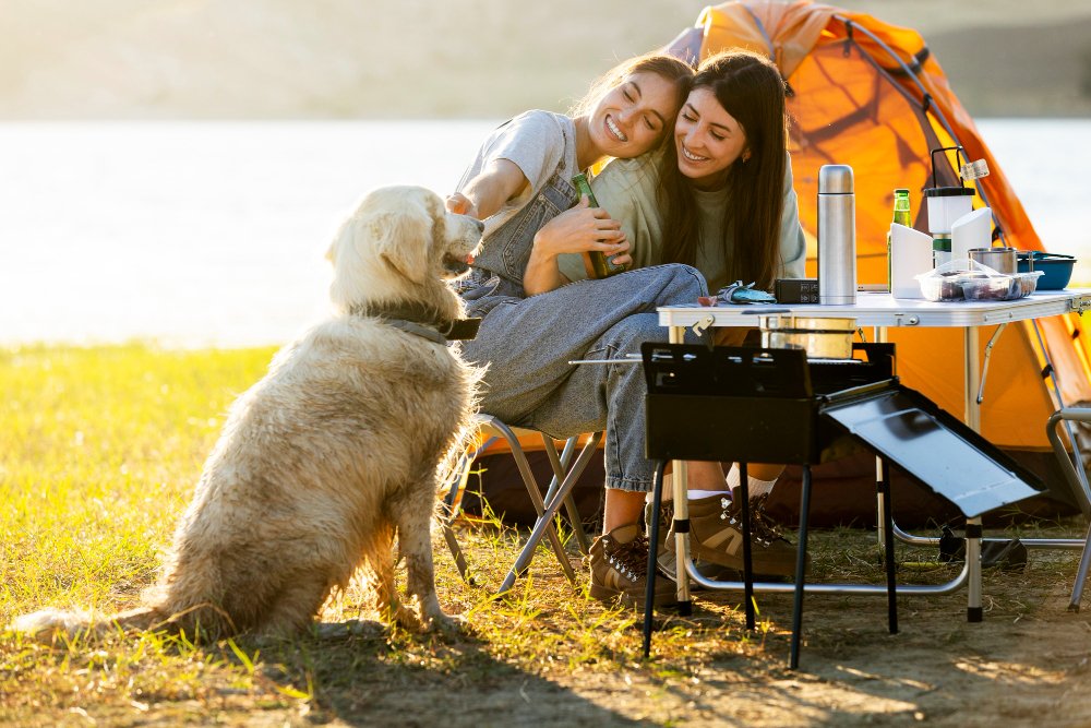 CAMPING WITH DOG 1